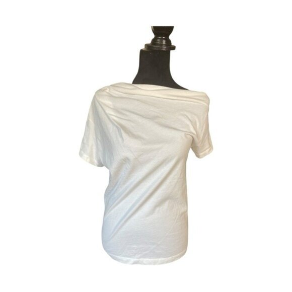 IRO Paris Draped Off-Shoulder White Top – NWT - Picture 1 of 7